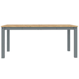 4 Piece Dining Set Panama Grey Solid Wood Pine