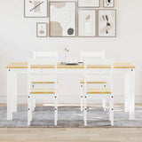 4 Piece Dining Set Panama Solid Wood Pine