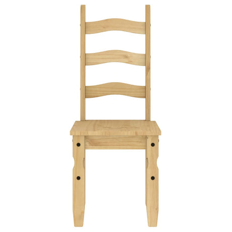 3 Piece Dining Set Panama Solid Wood Pine