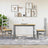 3 Piece Dining Set Panama Solid Wood Pine