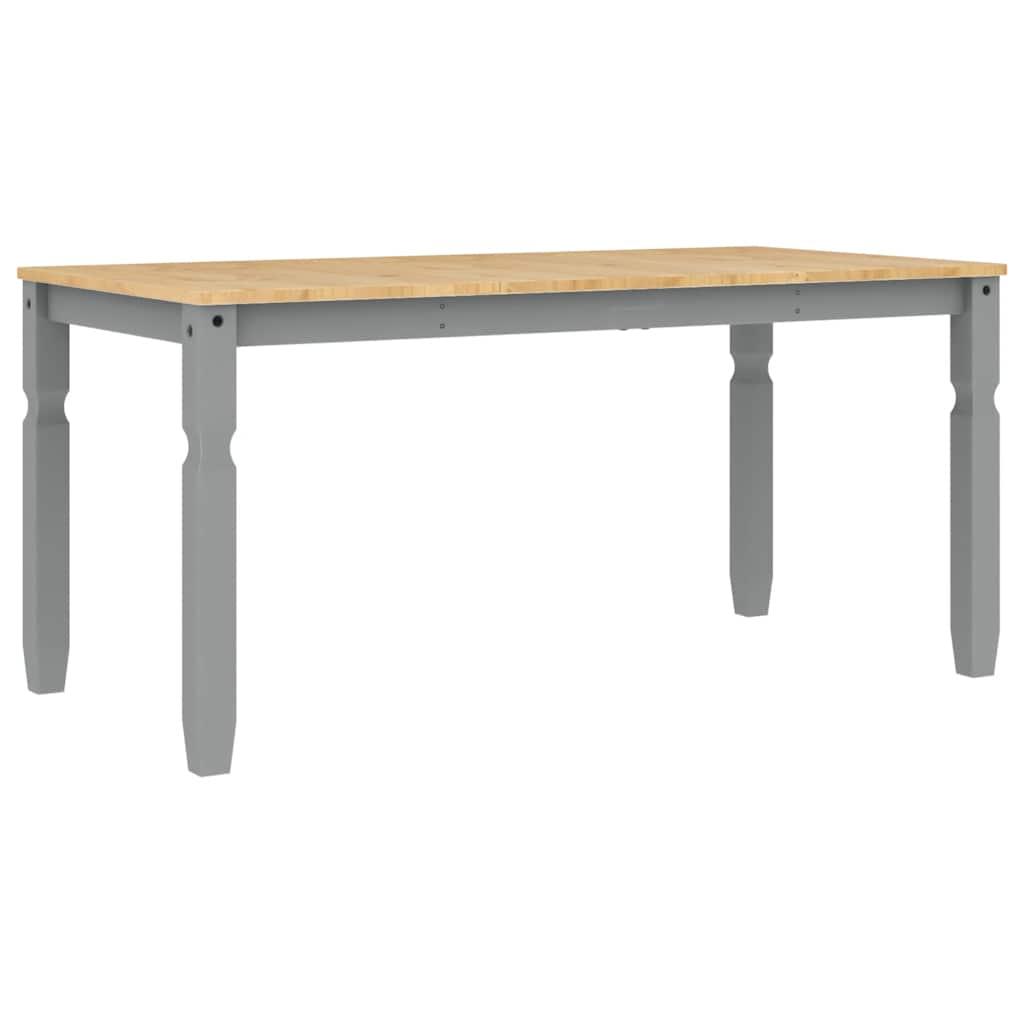 5 Piece Dining Set Panama Grey Solid Wood Pine