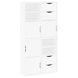 Side Cabinets 4 Pcs &quot;Odda&quot; 40X24X79 Cm Solid Wood Pine