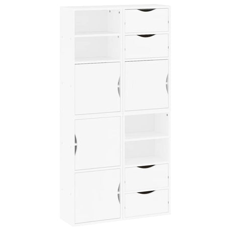 Side Cabinets 4 Pcs &quot;Odda&quot; 40X24X79 Cm Solid Wood Pine