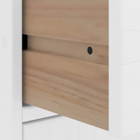 Side Cabinets 4 Pcs &quot;Odda&quot; 40X24X79 Cm Solid Wood Pine