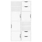 Side Cabinets 4 Pcs &quot;Odda&quot; 40X24X79 Cm Solid Wood Pine