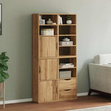 Side Cabinets 4 Pcs &quot;Odda&quot; 40X24X79 Cm Solid Wood Pine