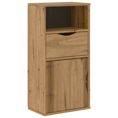 5 Piece Tv Units With Storage Odda Solid Wood Pine