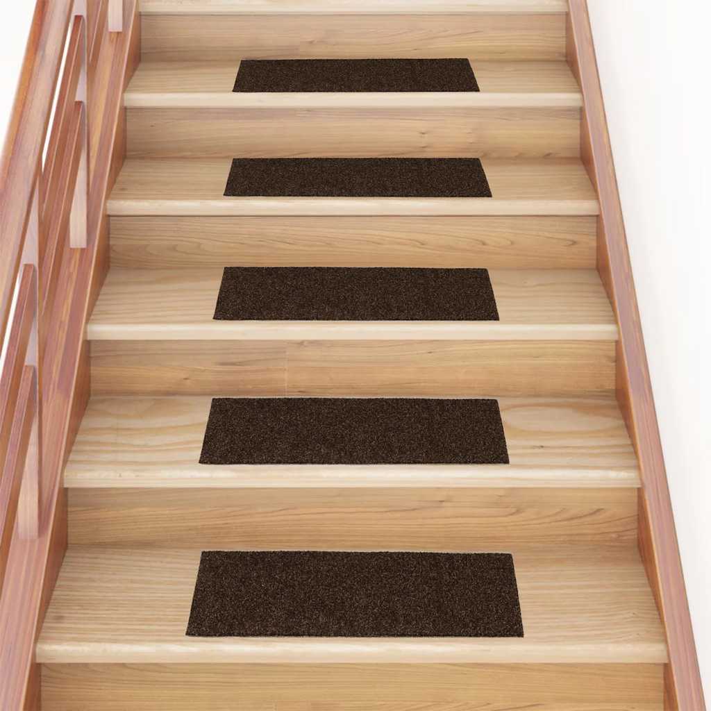 Self-Adhesive Stair Mats Rectangular 15 Pcs
