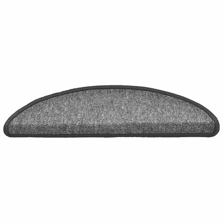 Stair Mats 30 Pcs Dark Grey 56X17X3 Cm