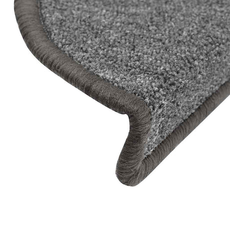 Stair Mats 30 Pcs Dark Grey 56X17X3 Cm