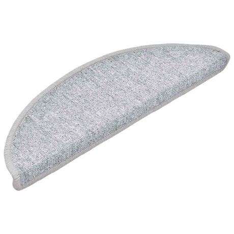 Stair Mats 30 Pcs Light Grey 56X17X3 Cm