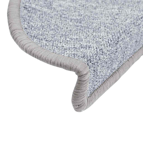 Stair Mats 30 Pcs Light Grey 56X17X3 Cm