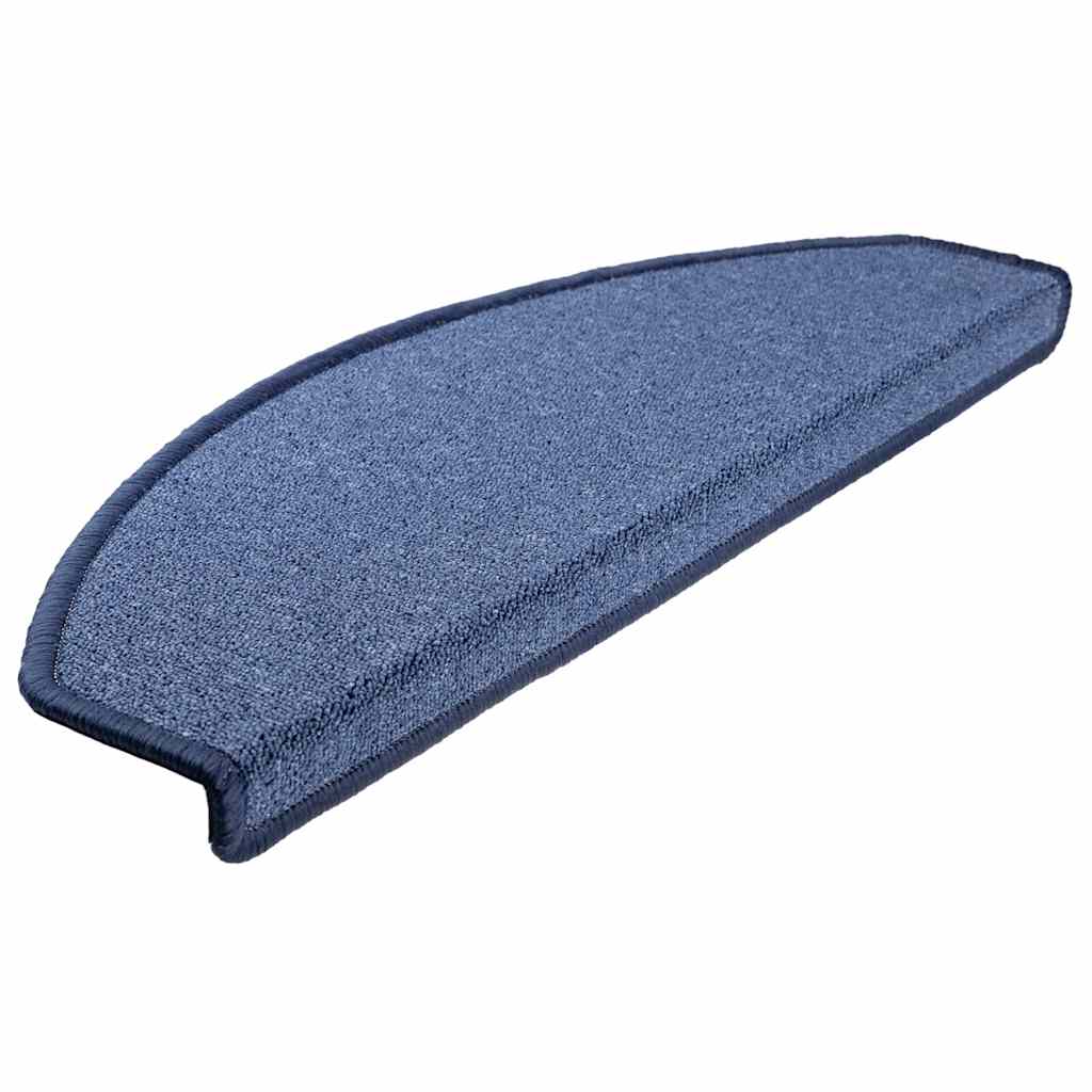 Stair Mats 30 Pcs Blue 65X24X4 Cm