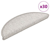 Stair Mats Self-Adhesive Sisal-Look 30 Pcs