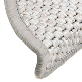 Stair Mats Self-Adhesive Sisal-Look 30 Pcs