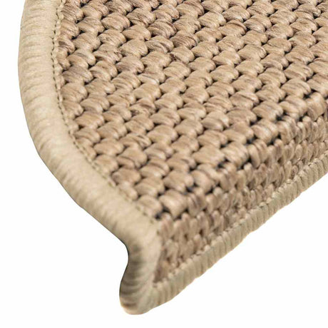 Stair Mats Self-Adhesive Sisal-Look 30 Pcs