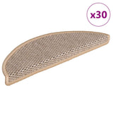 Stair Mats Self-Adhesive Sisal-Look 30 Pcs