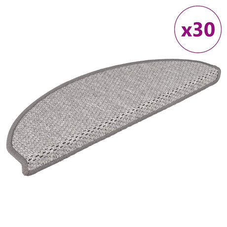 Stair Mats Self-Adhesive Sisal-Look 30 Pcs