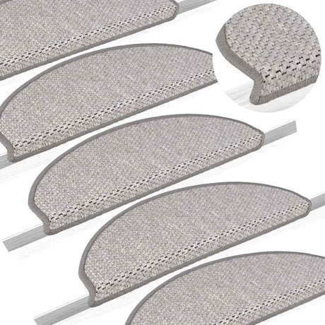 Stair Mats Self-Adhesive Sisal-Look 30 Pcs