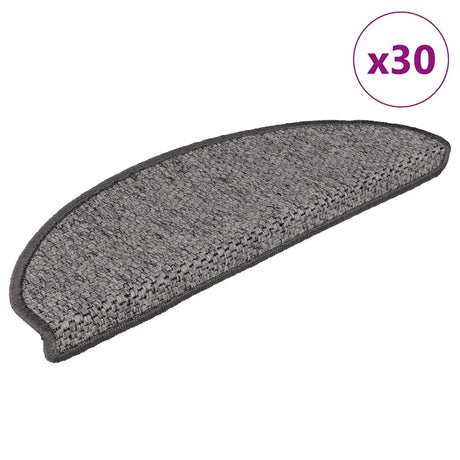 Stair Mats Self-Adhesive Sisal-Look 30 Pcs Brown Beige