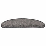 Stair Mats Self-Adhesive Sisal-Look 30 Pcs Brown Beige
