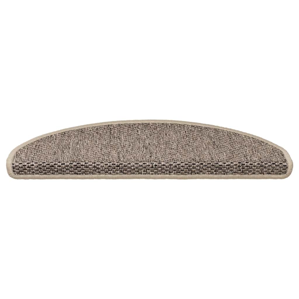 Stair Mats Self-Adhesive Sisal-Look 30 Pcs