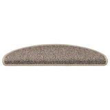 Stair Mats Self-Adhesive Sisal-Look 30 Pcs