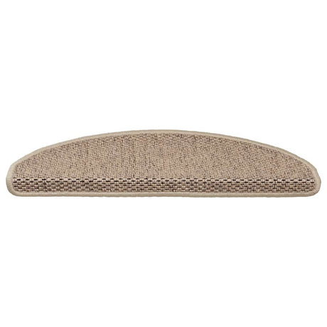 Stair Mats Self-Adhesive Sisal-Look 30 Pcs
