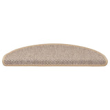 Stair Mats Self-Adhesive Sisal-Look 30 Pcs