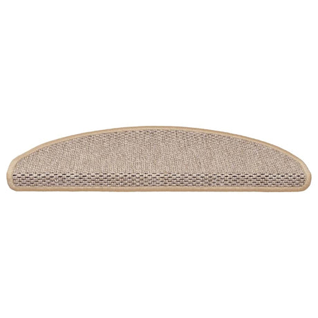 Stair Mats Self-Adhesive Sisal-Look 30 Pcs