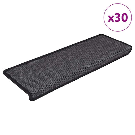 Stair Mats Self-Adhesive Sisal-Look 15 Pcs 65X21X4 Cm Green