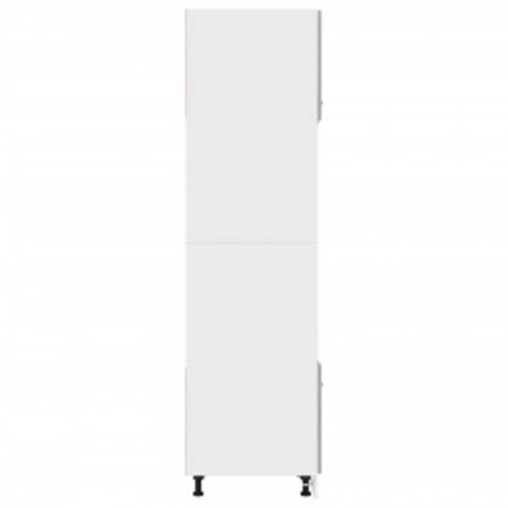 Microwave Cabinet Lyon Grey Sonoma 60X57X207 Cm Engineered Wood