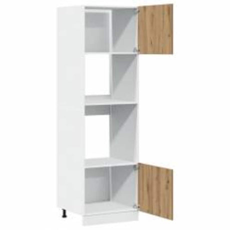 Microwave Cabinet Lyon Artisan Oak 60X57X207 Cm Engineered Wood