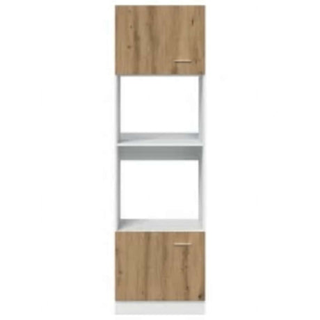 Microwave Cabinet Lyon Artisan Oak 60X57X207 Cm Engineered Wood