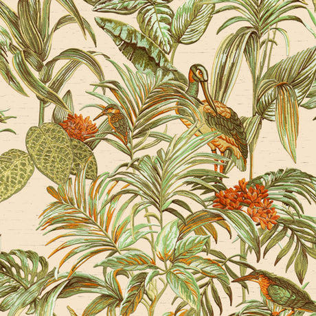 Dutch Wallcoverings Wallpaper Bird-Of-Paradise