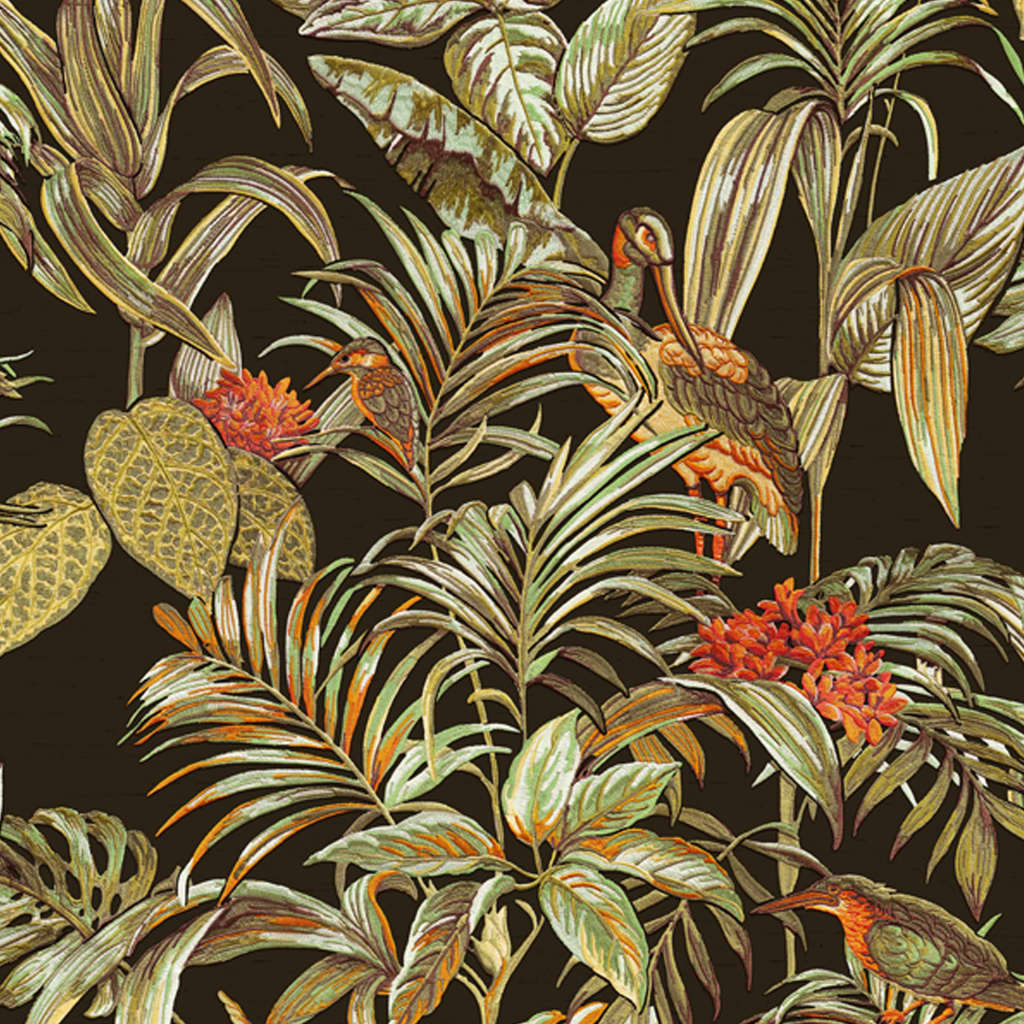 Dutch Wallcoverings Wallpaper Bird-Of-Paradise