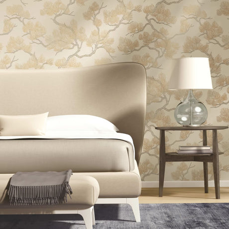 Dutch Wallcoverings Wallpaper Pine Tree