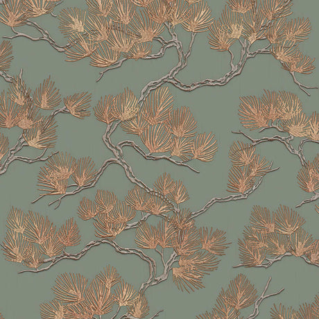 Dutch Wallcoverings Wallpaper Pine Tree