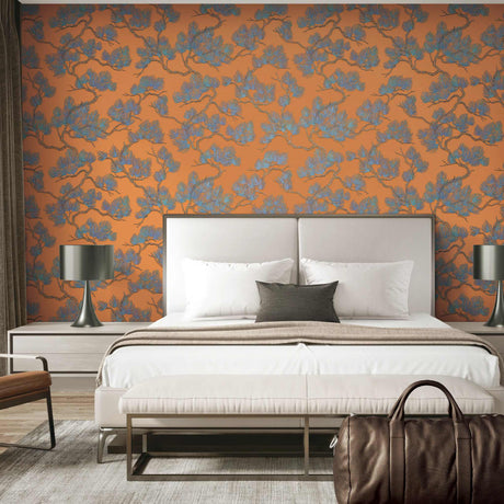Dutch Wallcoverings Wallpaper Pine Tree