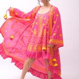 Serene Shores Two-Piece Pink Dress - Breathing Soul