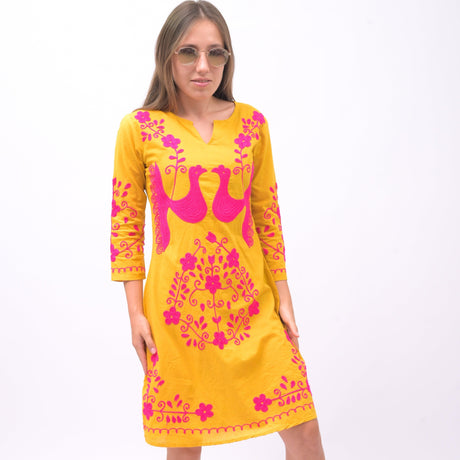Bohemian Meditation Yellow Dress - Breathing Soul