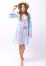 Tranquility Breeze Kaftan Cover-Up Dress