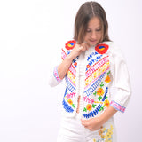Blissful Escape Handmade Embroidery Blazer - Breathing Soul