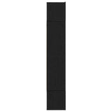 7 Piece Tv Cabinet Set Wall-Mounted Black Oak Engineered Wood