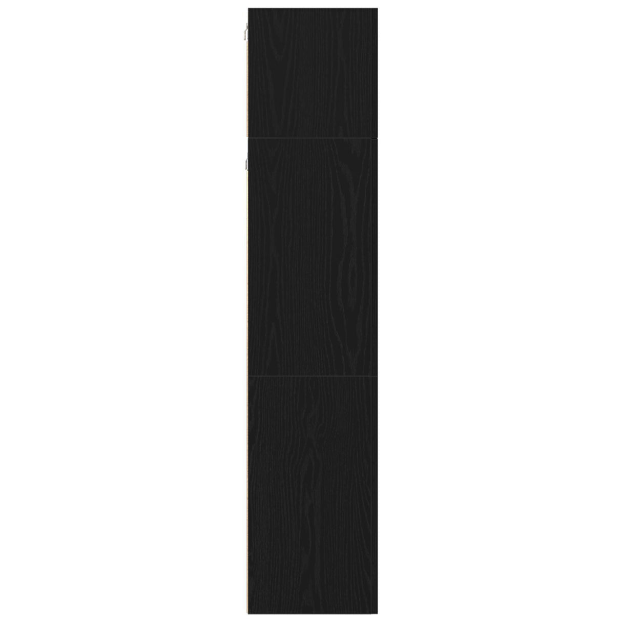 3 Piece Wall-Mounted Tv Cabinet Set Black Oak Engineered Wood