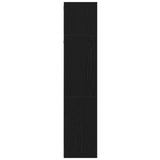 3 Piece Wall-Mounted Tv Cabinet Set Black Oak Engineered Wood
