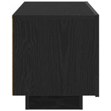 Tv Stand Black Oak 100X35X40 Cm Made Of Engineered Wood