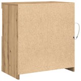 Sideboard With Led Lights Artisan Oak 60,5X37X67 Cm