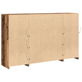 Sideboard With Led Lights Old Wood 163X37X100 Cm Engineered Wood,  Sideboard With Led Lights Old Wood 41X37X100 Cm