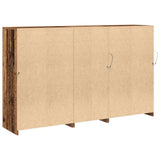 Sideboard With Led Lights Old Wood 162X37X100 Cm Engineered Wood